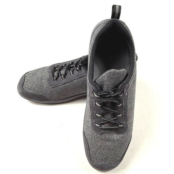 Orthofeet Shoes - Orthofeet 711 Womens 12 B Charcoal Grey Wool Like Walking Sneakers Comfort Shoes
